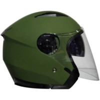 JK-20 VCAN ÇENE AÇIK KASK  MAT YEŞİL M BEDEN