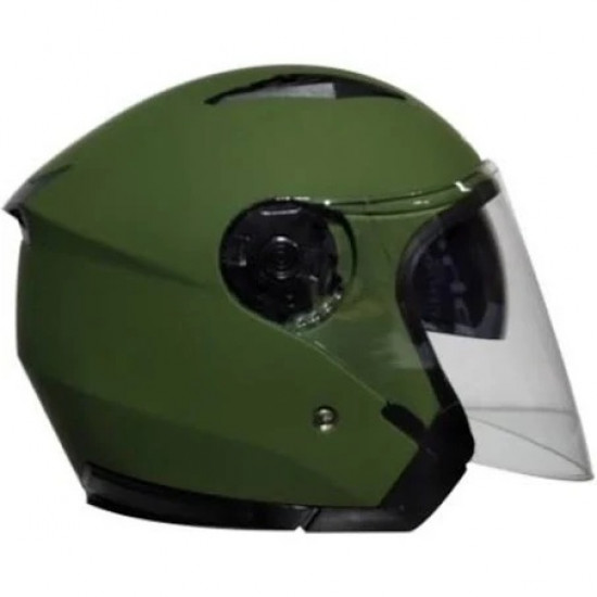 JK-20 VCAN ÇENE AÇIK KASK  MAT YEŞİL M BEDEN
