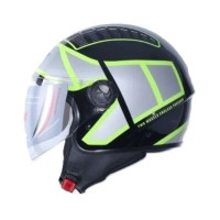 KASK ÇENESİZ 230 ECE BELGELİ SİYAH SARI GRAFİK NCR  