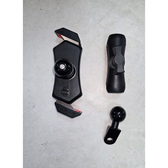 TELEFON TUTUCU SİYAH 360°DÖNÜŞ DİKİZ AYNASI BAĞLANTILI +QUALITY