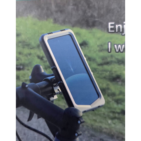 TELEFON TUTUCU ŞEFAF SU GEÇİRMEZ 360°DÖNÜŞ