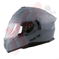 KASK ÇENE AÇILIR VİZÖRLÜ 166 ECE BELGELİ-NARDO GRİ