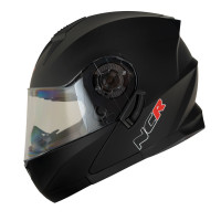 KASK ÇENE AÇILIR VİSORLÜ 162  ECE BELGELİ- MAT SİYAH