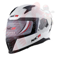 KASK KAPALI VİSÖRLÜ M69 ECE BLG PARLAK BEYAZ