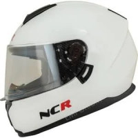 ÇENE AÇILIR VİZÖRLÜ ECE BELGELİ KASK BEYAZ NCR-158