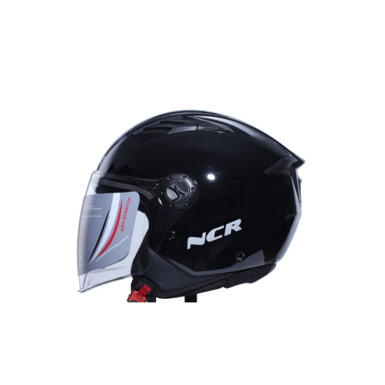 KASK ÇENESİZ 236 ECE BELGELİ- PARLAK SİYAH NCR