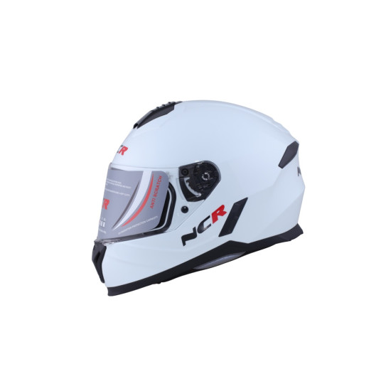 KASK KAPALI 802 ÇOCUK ECE BELGELİ- PARLAK BEYAZ NCR