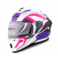  KASK KAPALI M70 ECE SERTİFİKALI - HACKER PEMBE GRAFİK  NCR