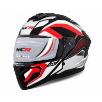 KASK KAPALI M70 ECE SERTİFİKALI - HACKER KIRMIZI GRAFİK NCR