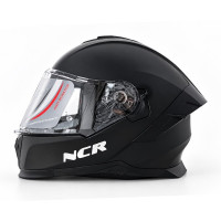 KASK KAPALI M73 ECE SERTİFİKALI-PARLAK SİYAH NCR