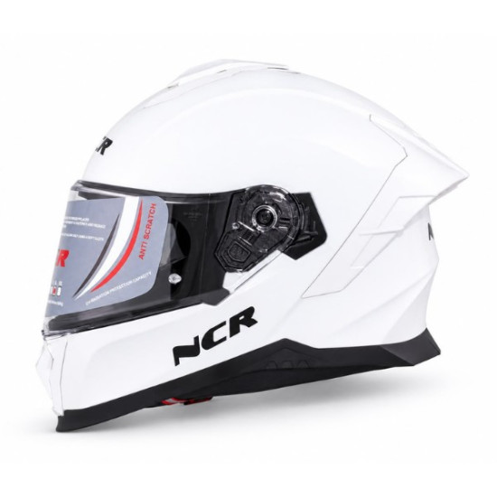 KASK KAPALI M73 ECE SERTİFİKALI- PARLAK BEYAZ NCR