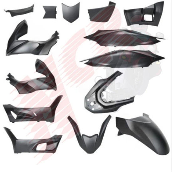 KAPORTA SETİ MAT SİYAH PCX 2021-2024 NCR