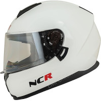 KASK FULL FACE VİZÖRLÜ PARLAK BEYAZ  ECE BELGELİ M66 NCR 