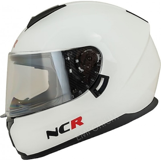 KASK FULL FACE VİZÖRLÜ PARLAK BEYAZ  ECE BELGELİ M66 NCR 