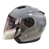 KASK ÇENESİZ COOL GRİ VİZÖRLÜ 708 ECE BELGELİ NCR