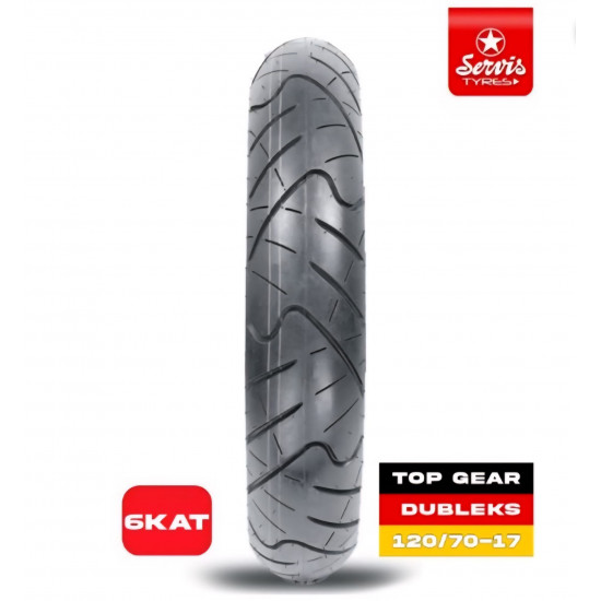 120/70-17 TOP GEAR DIŞ TL LASTİK SERVİS 
