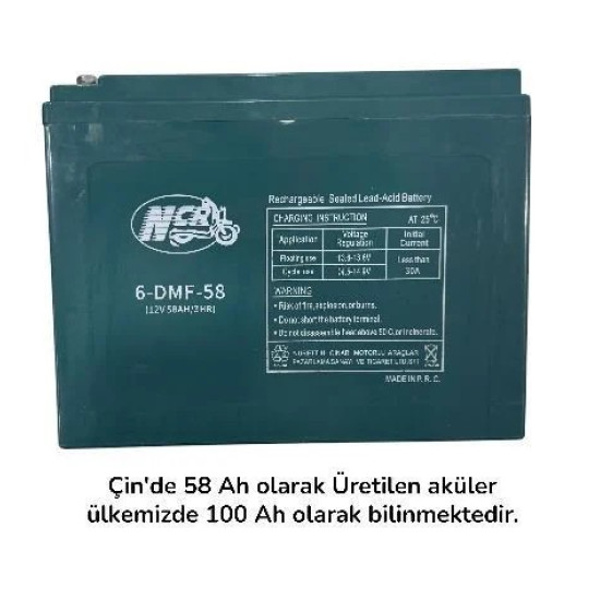 AKÜ 6 DZM 58 YEŞİL 230*151*180 E. BİSİKLET (16,5 kg) NCR 