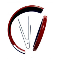 26x200 ÖN ARKA ÇAMURLUK TAKIMI KIRMIZI